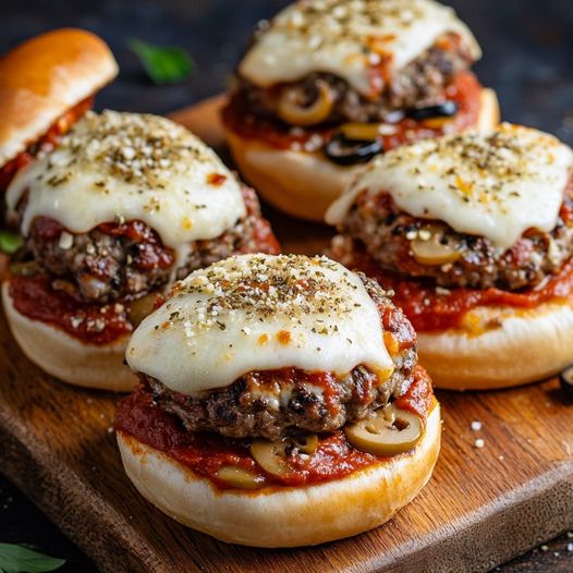 These Delicious Pizza Burgers!