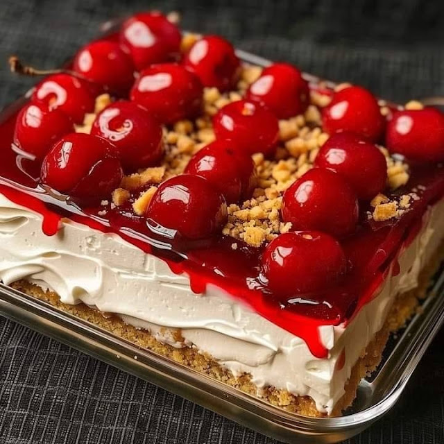 Easiest No-Bake Cherry Cheesecake