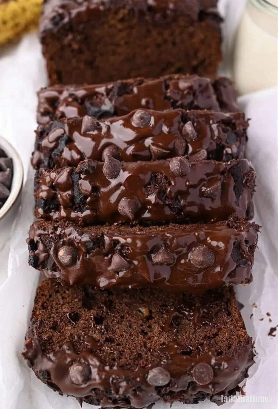 CHOCOLATE PROTEIN BANANA BREAD