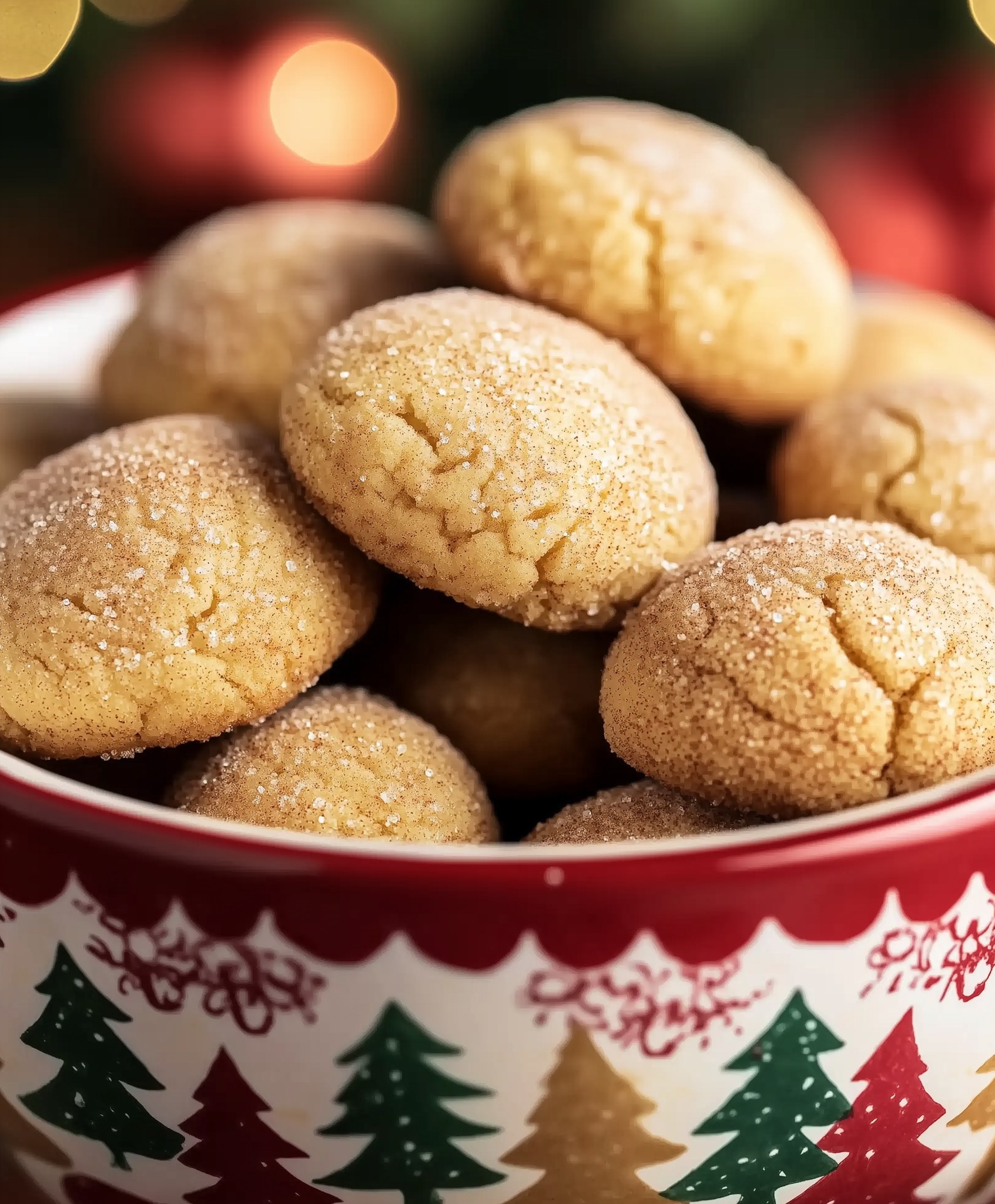 Chewy Christmas Snickerdoodles.