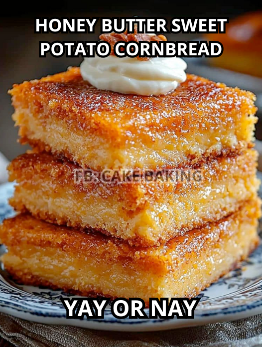 Honey Butter Sweet Potato Cornbread