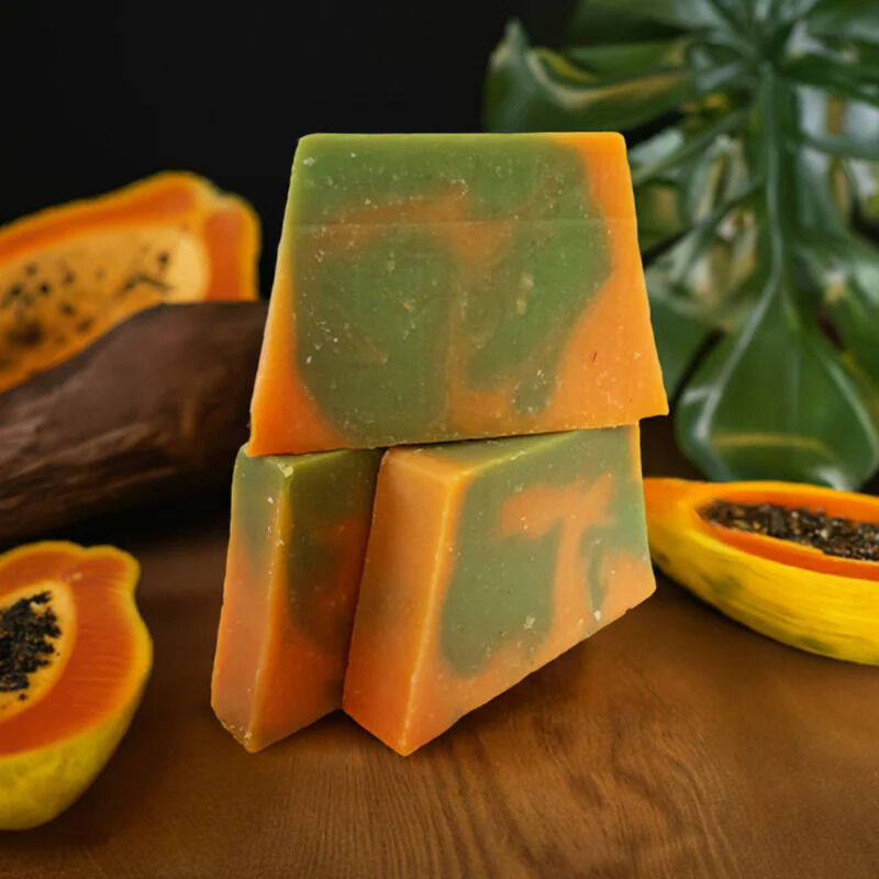 Homemade Papaya Soap for Skin Whitening and Glowing Skin