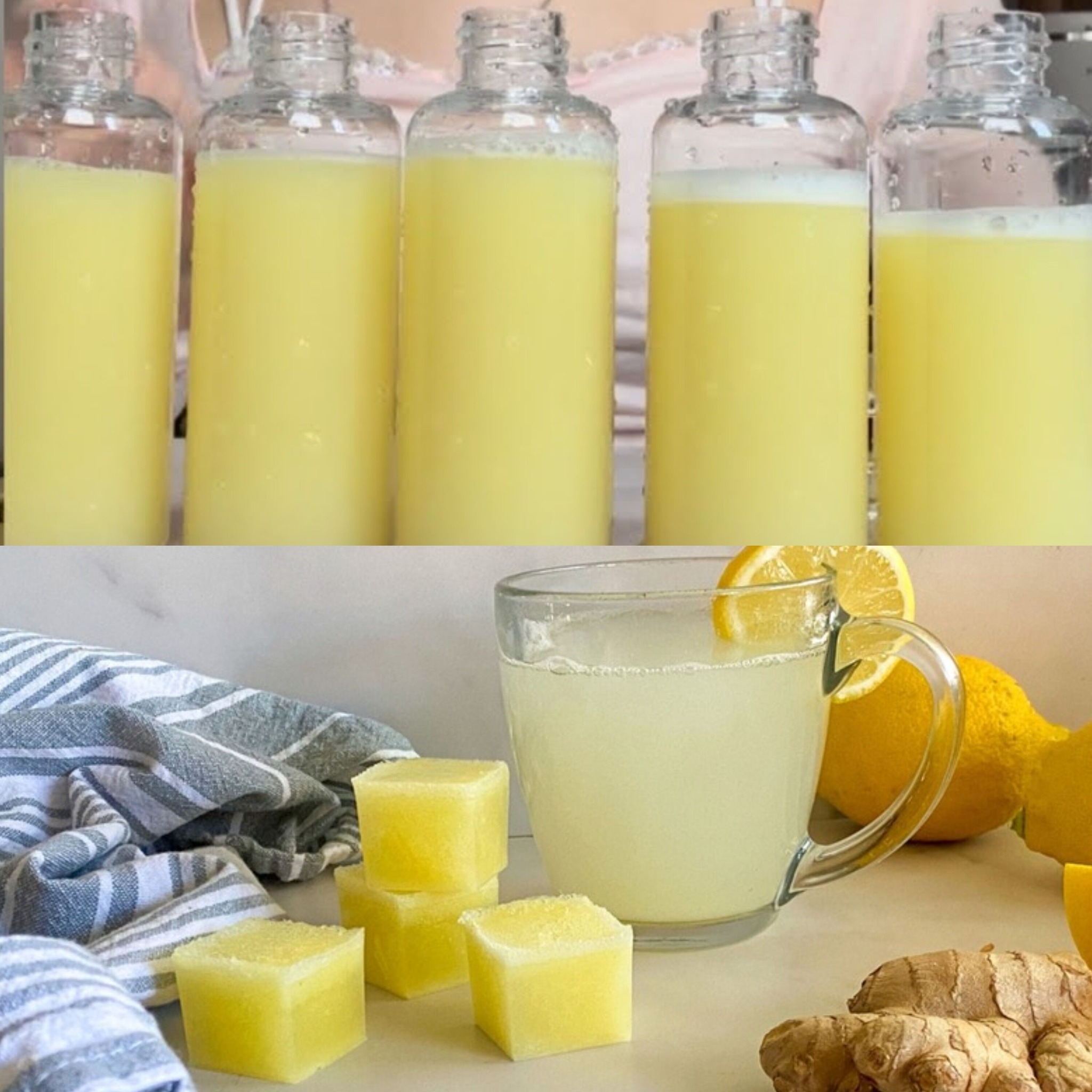 What I Drink Every Morning for Glowing Skin and a Flat Stomach: Ginger and Lemon Shot