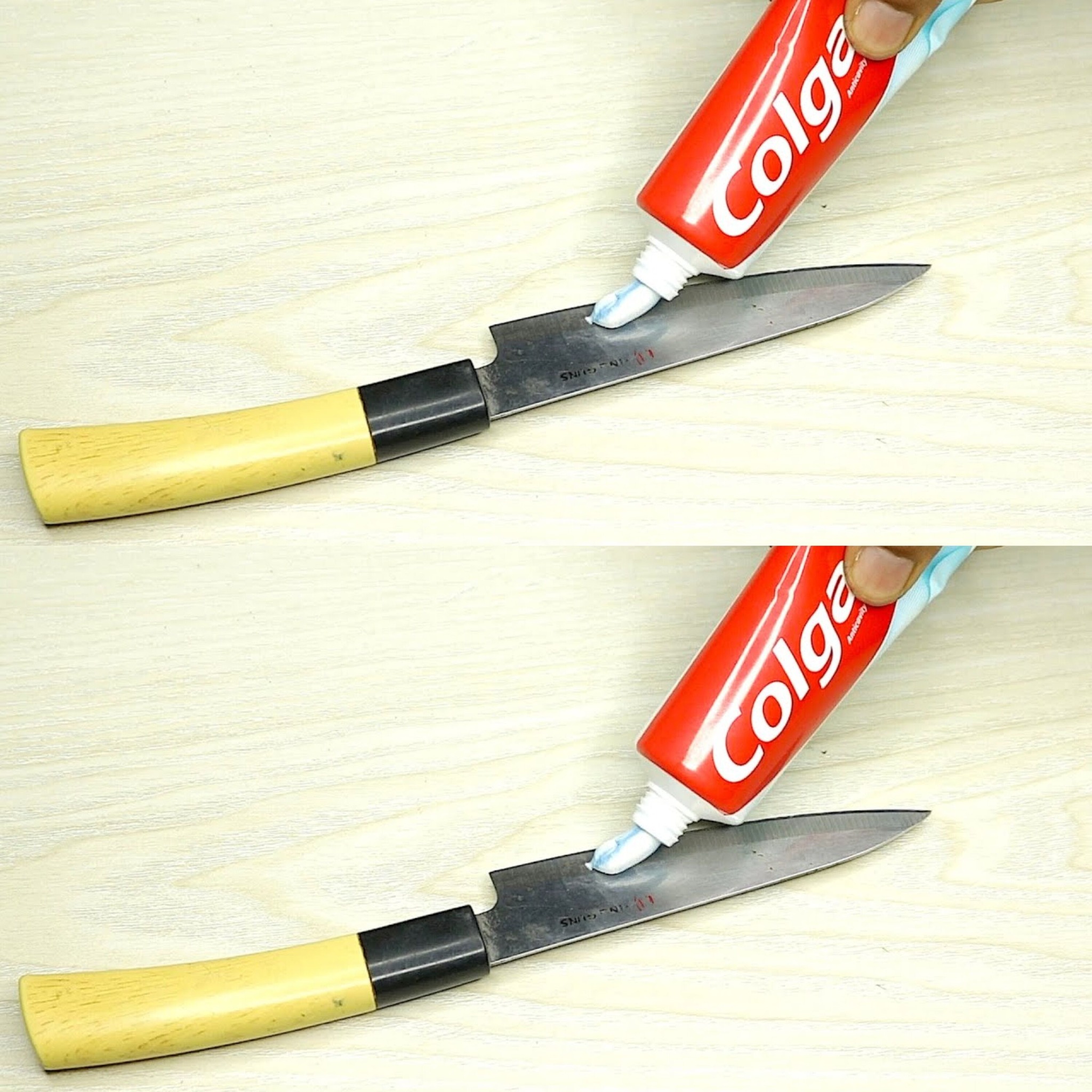 Many People Don’t Know The Secret of Applying Toothpaste to the Knife!