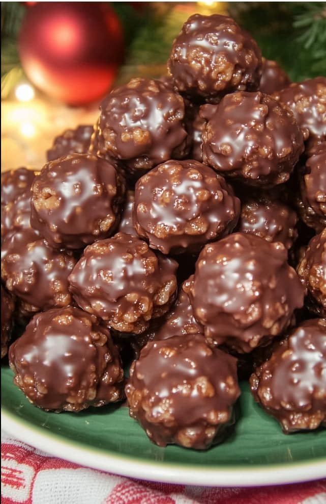 Chocolate Rice Krispie Balls