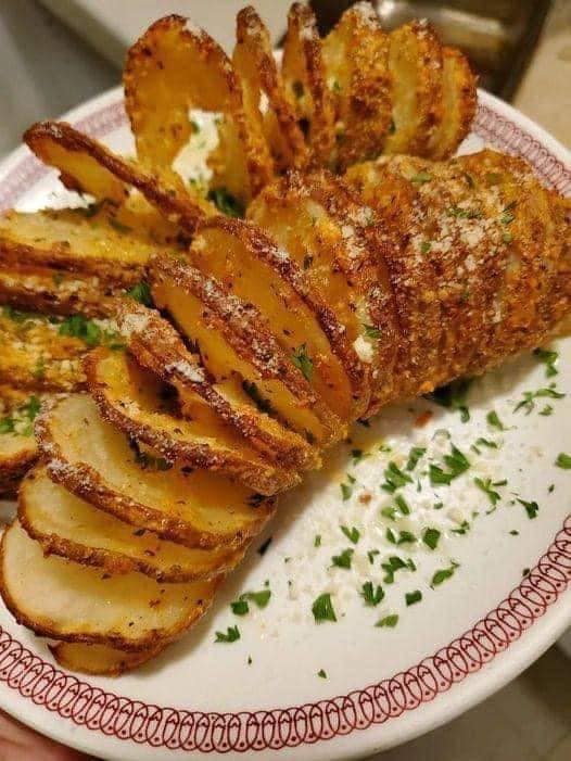 Baked parmesan garlic potato wedges recipe!!!