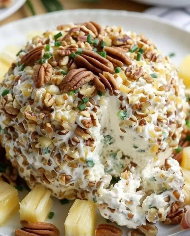 HEAVENLY PINEAPPLE CHEESEBALL!!!