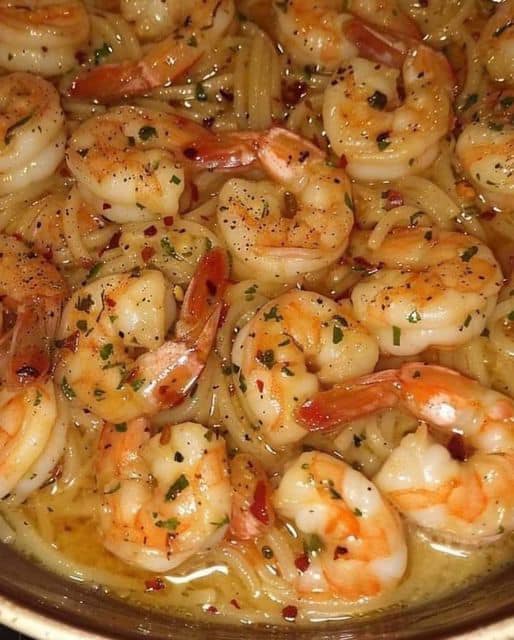 LEMON BUTTER BAKED SHRIMP!!!