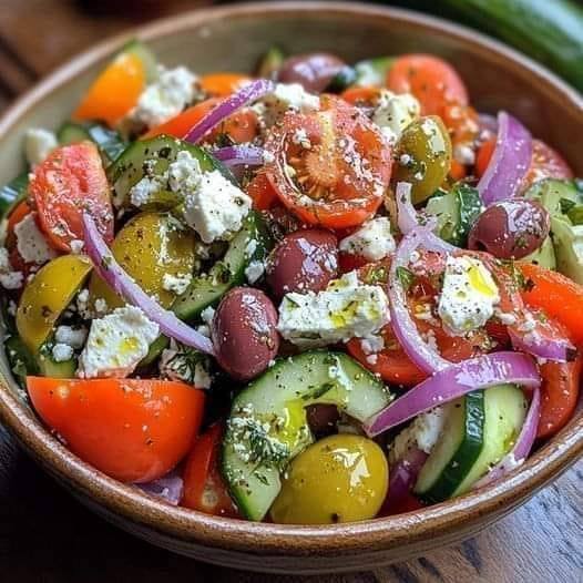 Only Interested members will say yes and yummy Simple Greek Salad