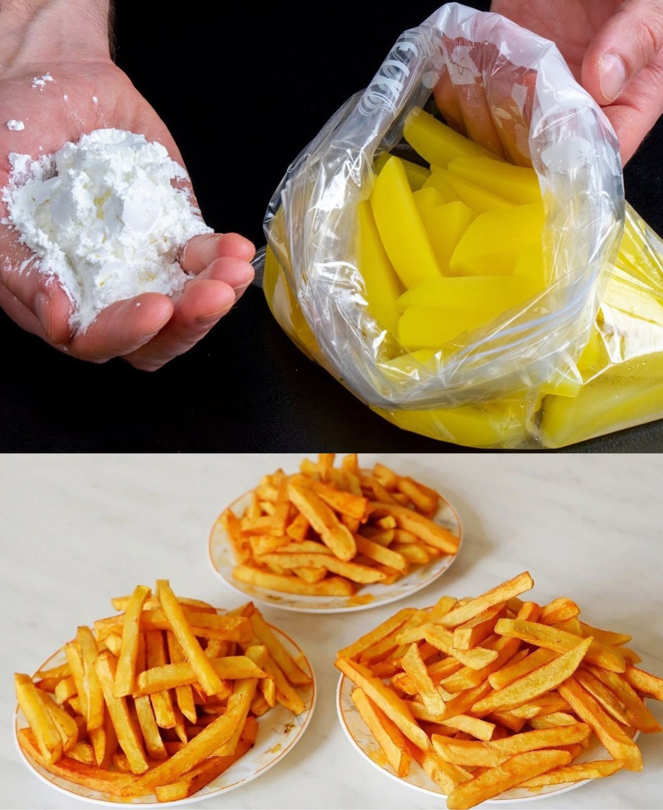 Trick to make crispy fries without a drop of oil