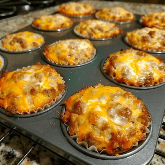 Sausage Muffins with Bisquick