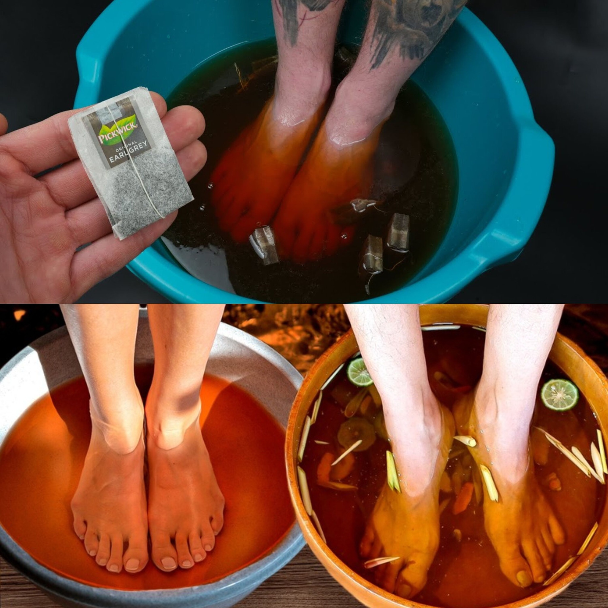 The Surprising Benefits of a Tea Bag Foot Soak