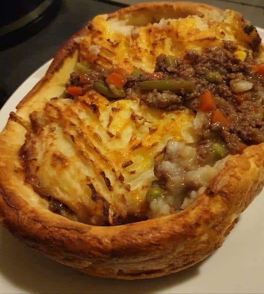 homemade air fryer cottage pie