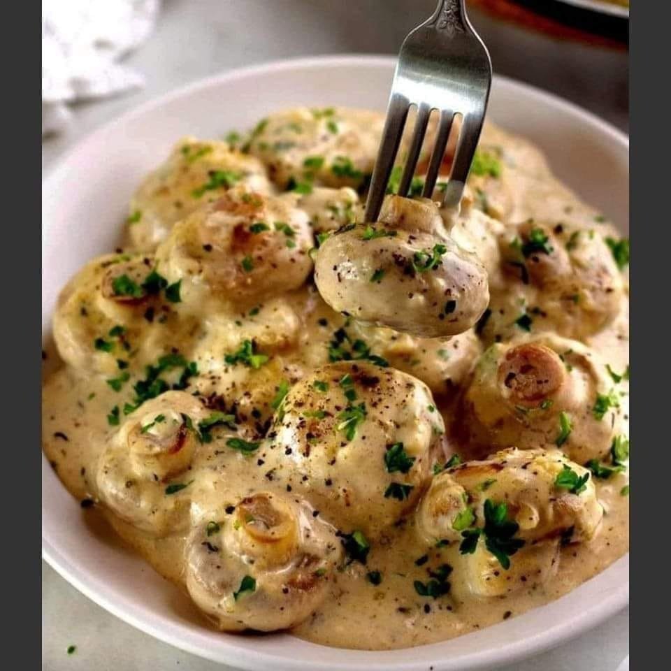 Mushroom Garlic Parmesan