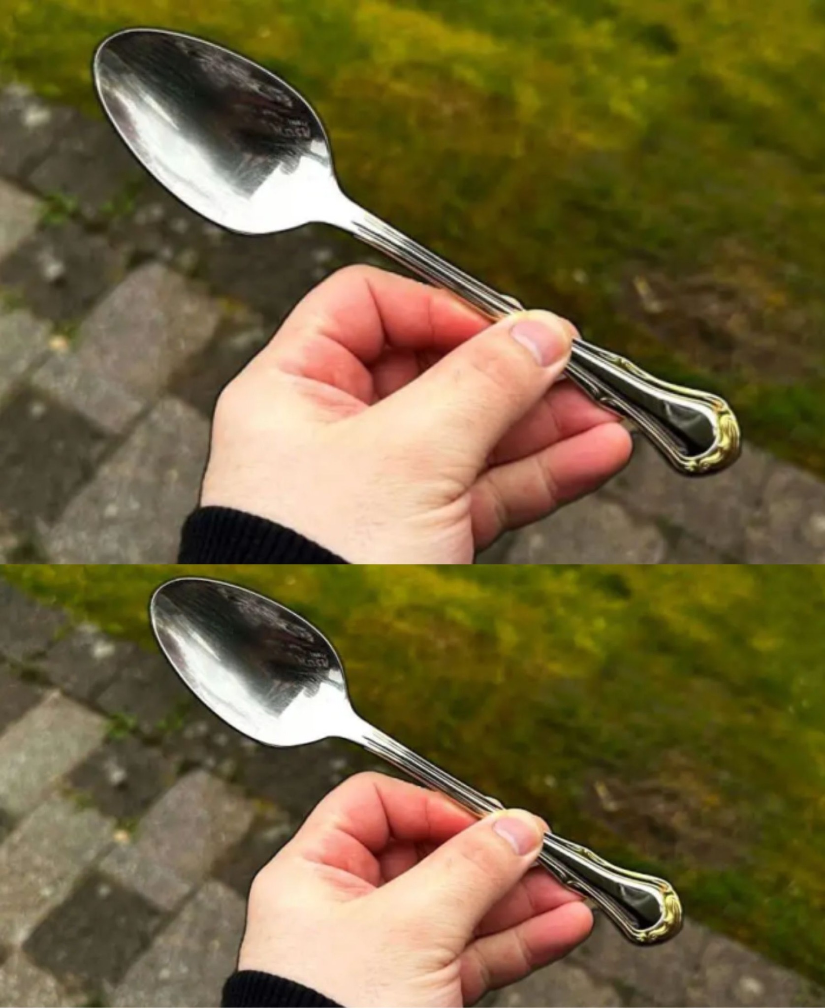 Leave a spoon in the garden before going to bed: because many people do it