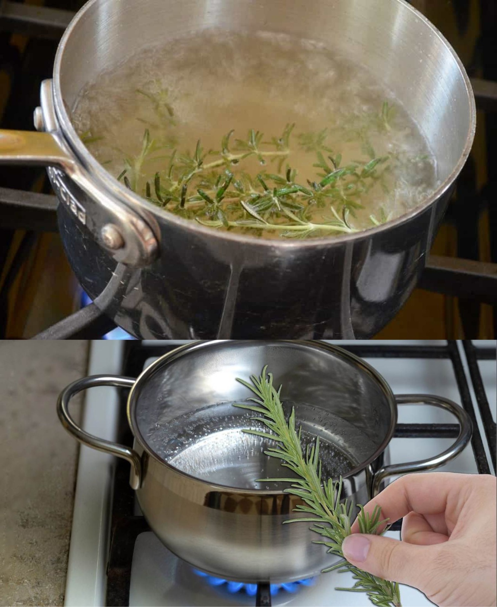 Rosemary in boiling water, the ancient remedy that all housewives try every day!