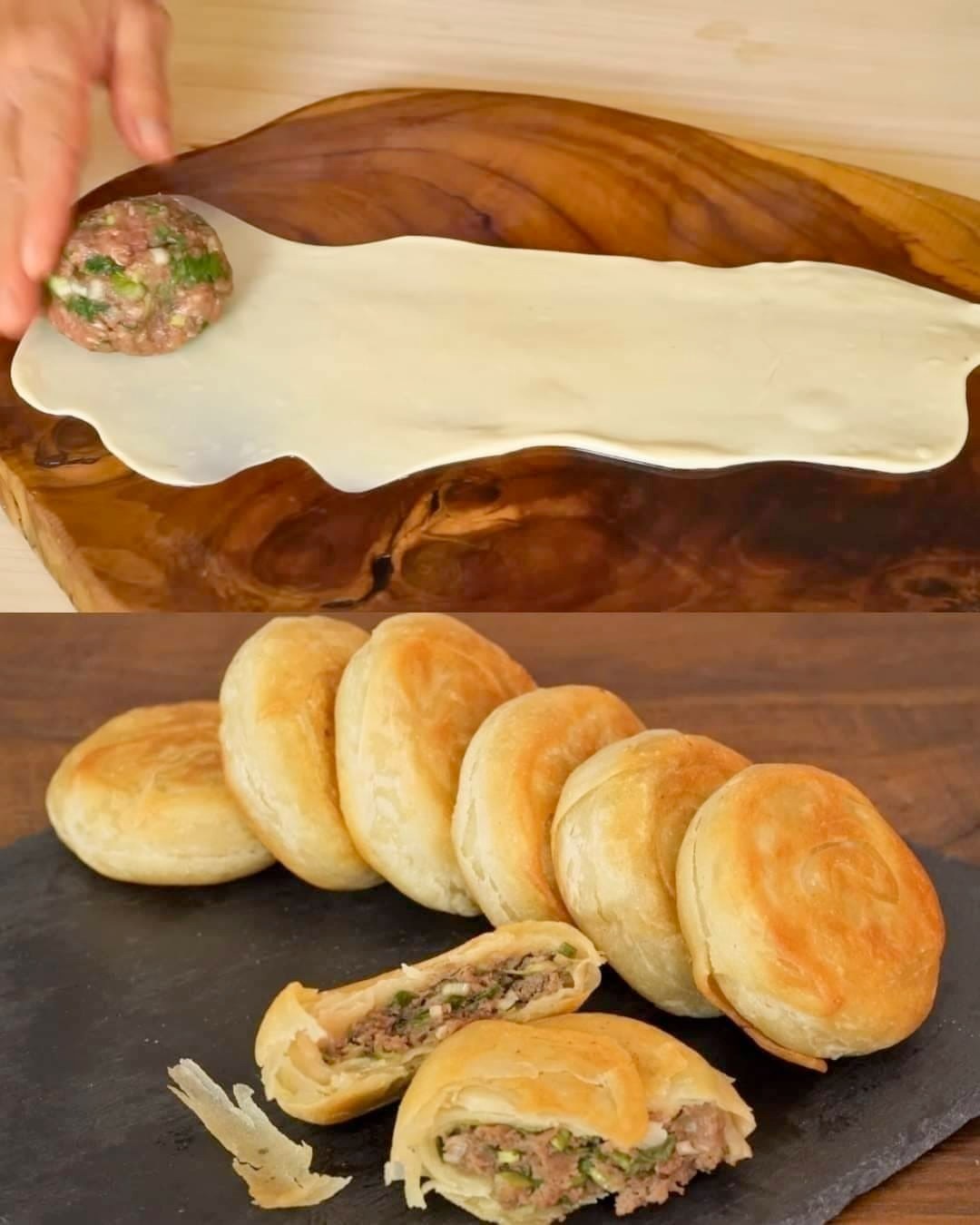 Chinese Beef Puff Pastry Pies Recipe