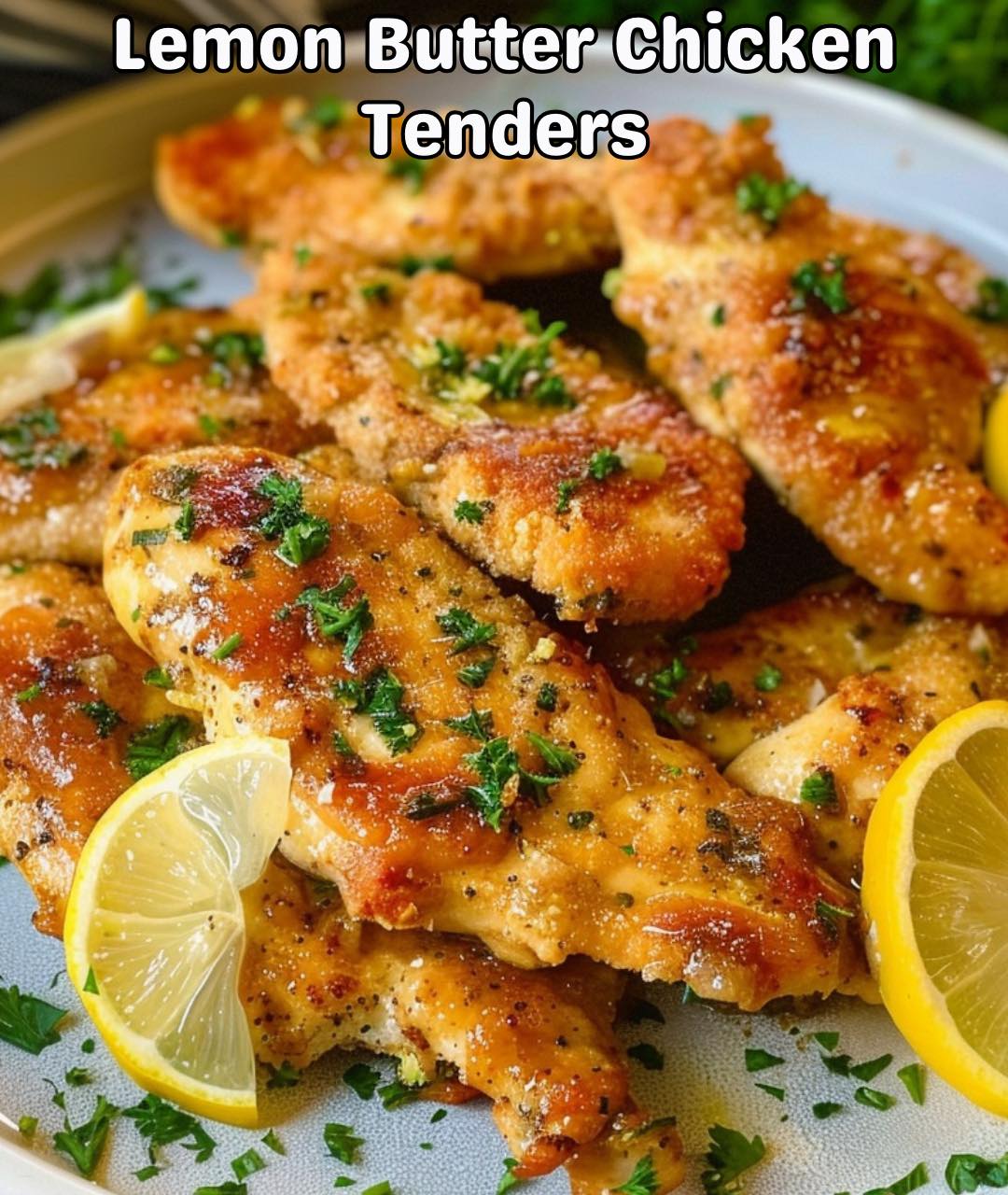 Zesty Lemon Butter Chicken Tenders: A Citrusy Delight!