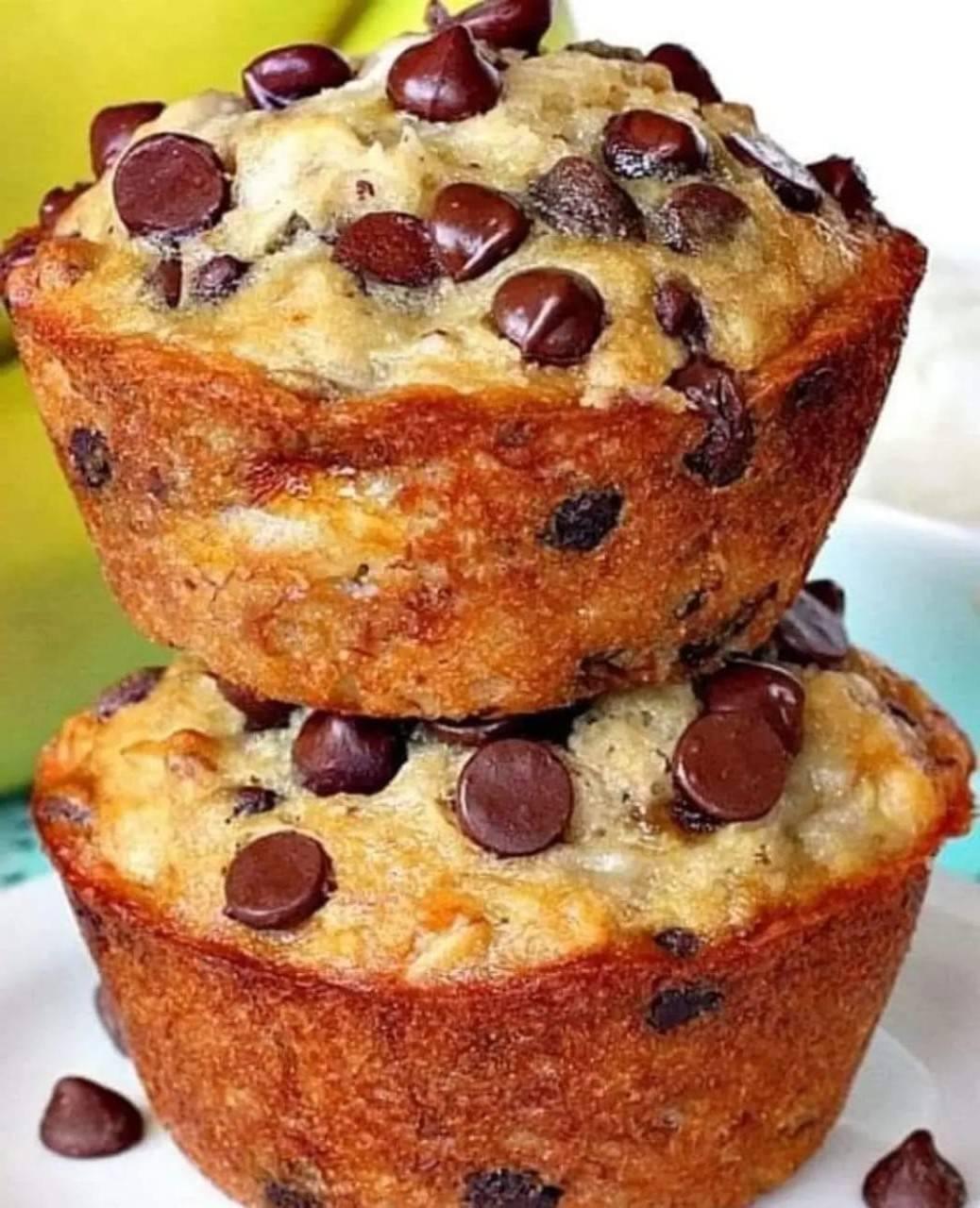 Banana Chocolate Chip Muffins