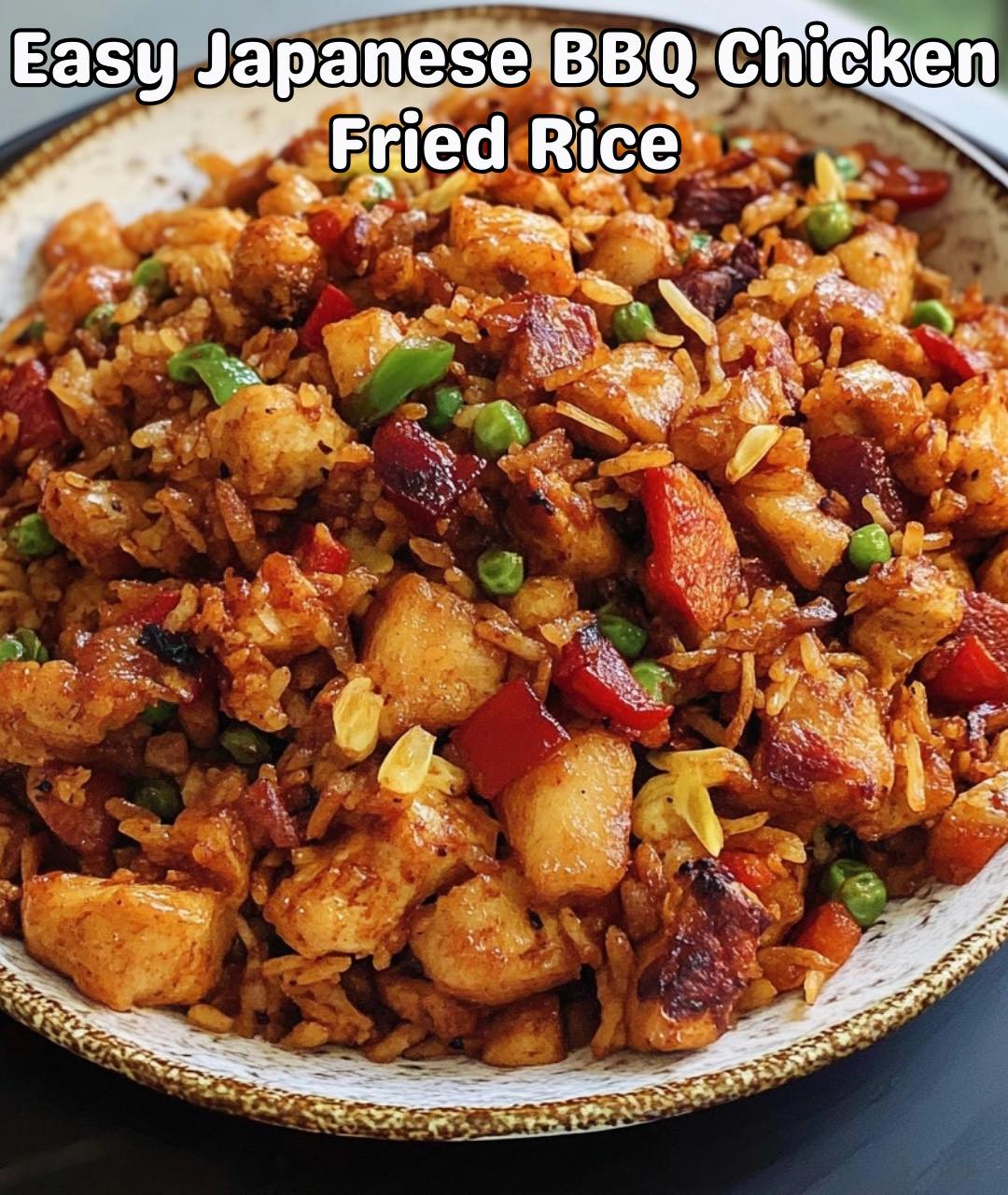 Savory Japanese BBQ Chicken Fried Rice Extravaganza