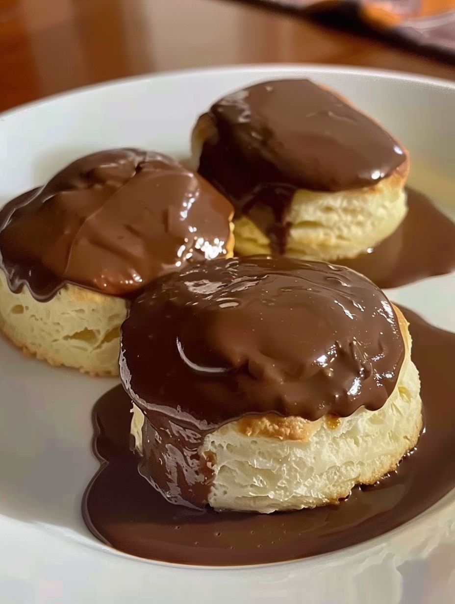 Chocolate Gravy and Biscuits