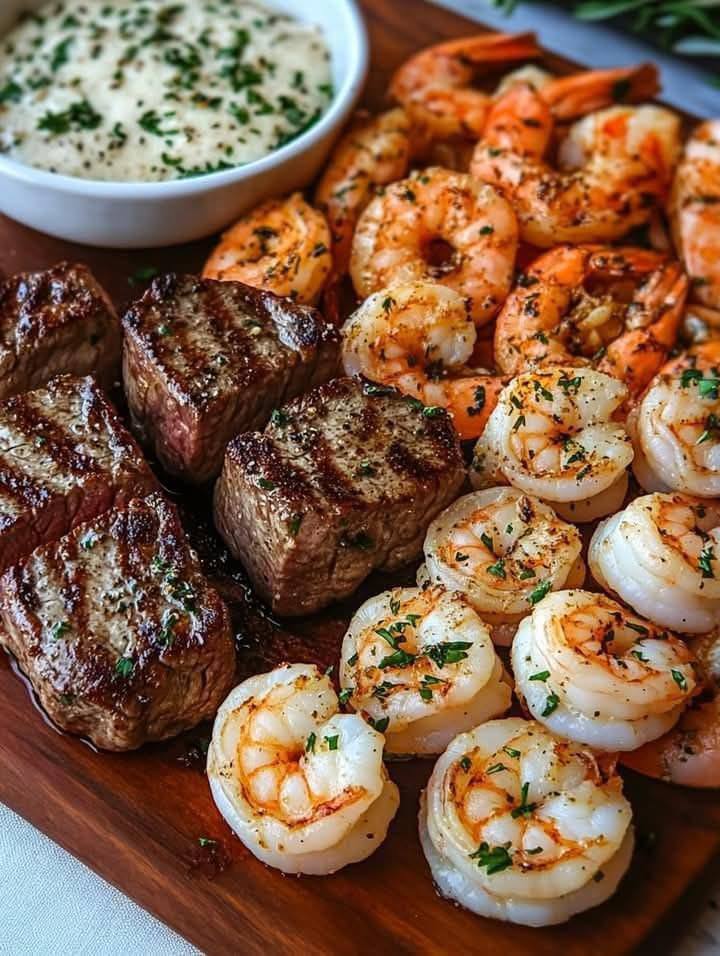 CAJUN SHRIMP AND STEAK FEAST