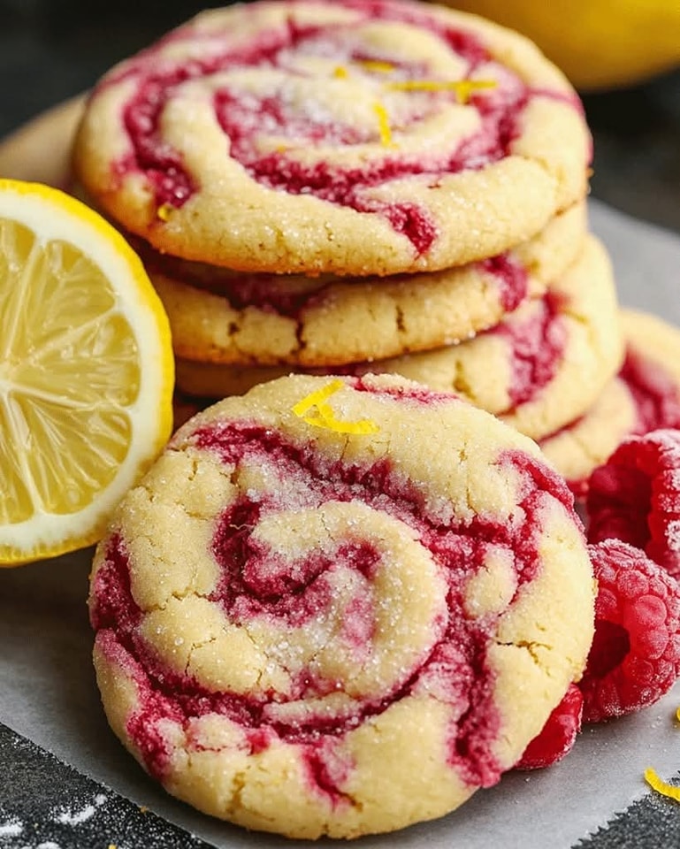 Limoncello Raspberry Cookies