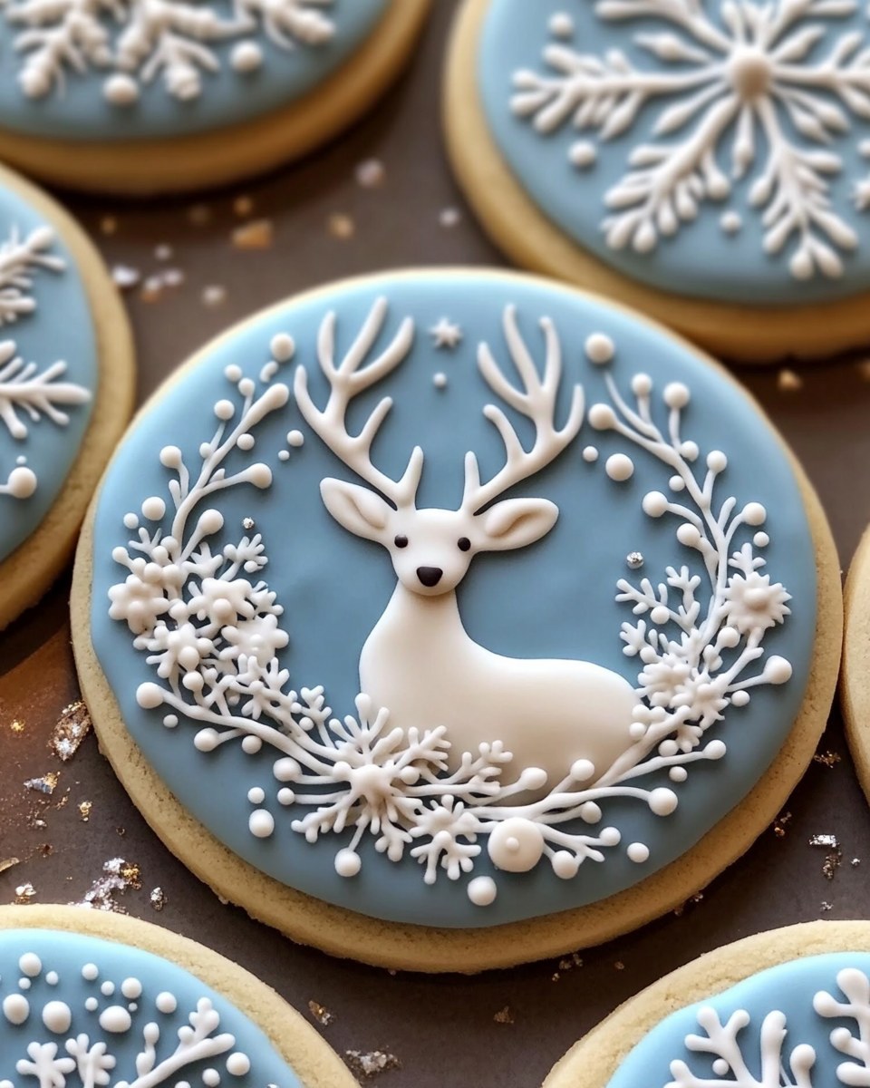 Winter Wonderland Reindeer Cookies