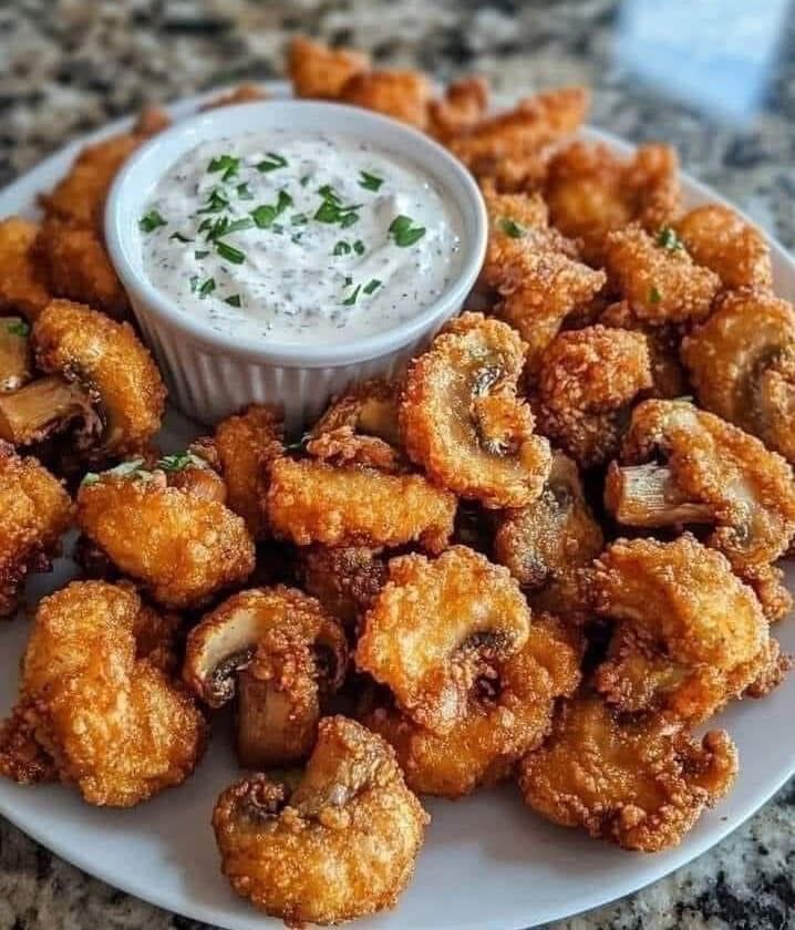 Crispy Fried Mushrooms Recipe