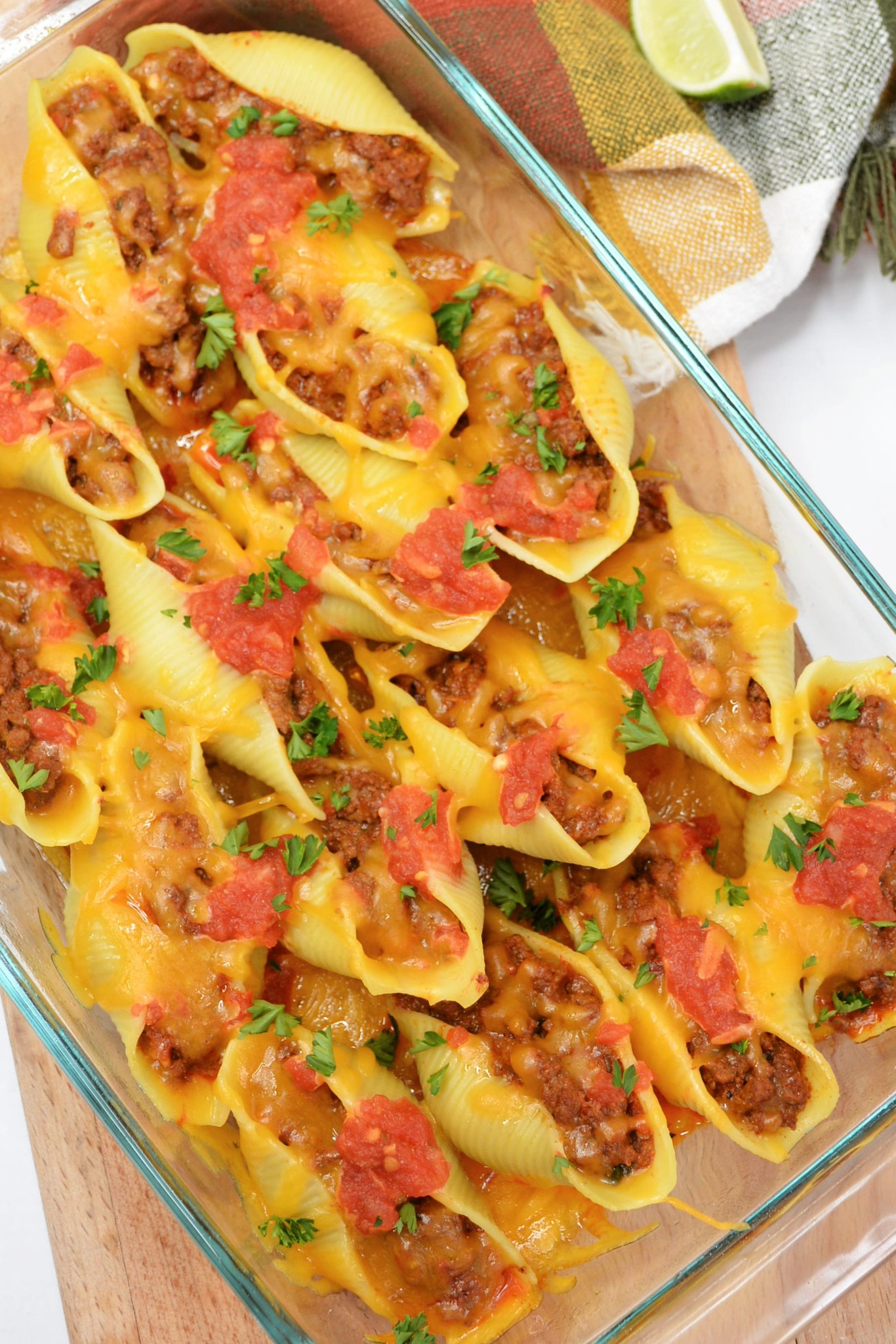 Creamy Ricotta Beef Stuffed Shells Pasta