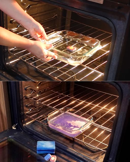 The quick and easy trick to clean the oven!