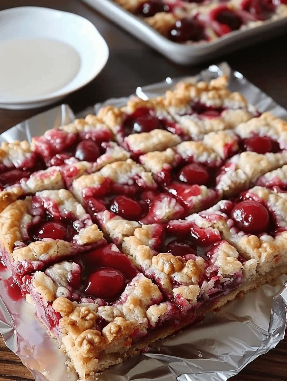 Cherry Bars for a Crowd