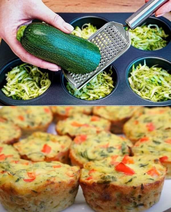 grizzly muffins with zucchini and