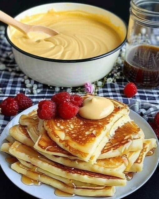 Quark Pancakes with Flourless Pudding in 4 Minutes