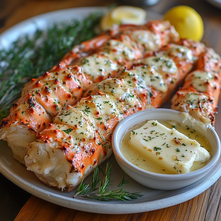 King Crab Legs with Drawn Butter – A Luxurious and Tender Seafood Feast! Perfect for Celebrations and Special Occasions!