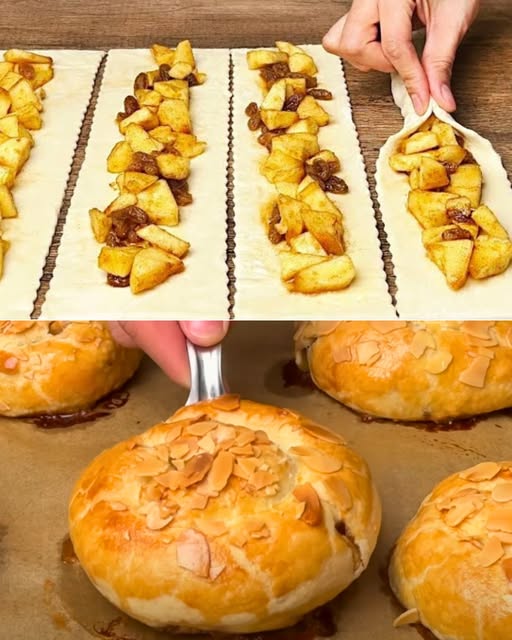 Elegant Braided Apple Danish Pastry – A French-Inspired Pastry with Spiced Tea