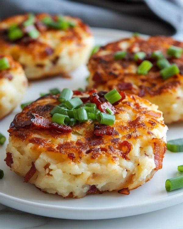 Southern Style Loaded Mashed Potato Cakes