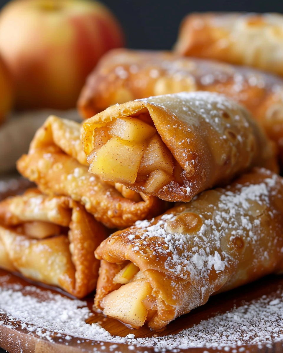 Apple Pie Egg Rolls