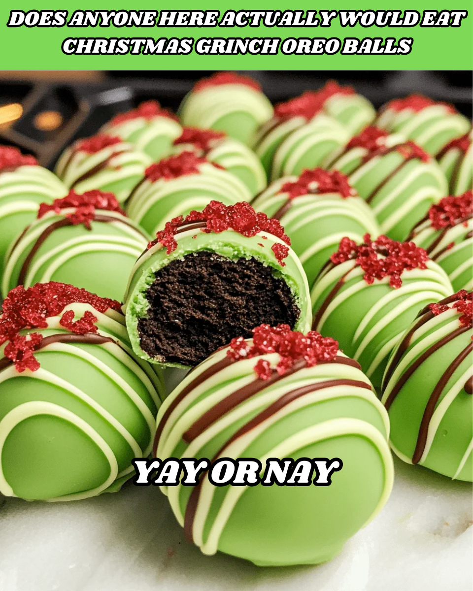 Christmas Grinch Oreo Balls