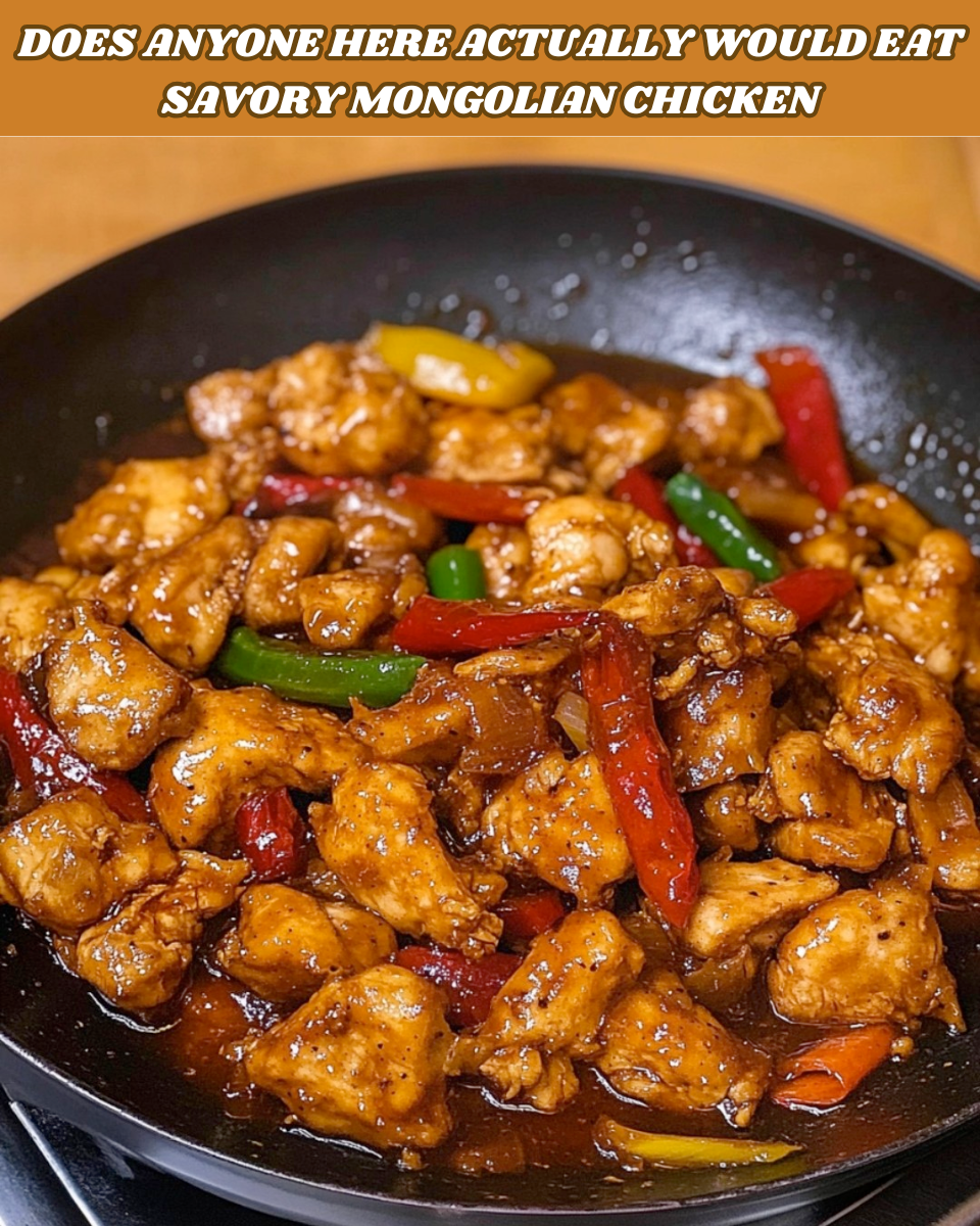 Savory Mongolian Chicken