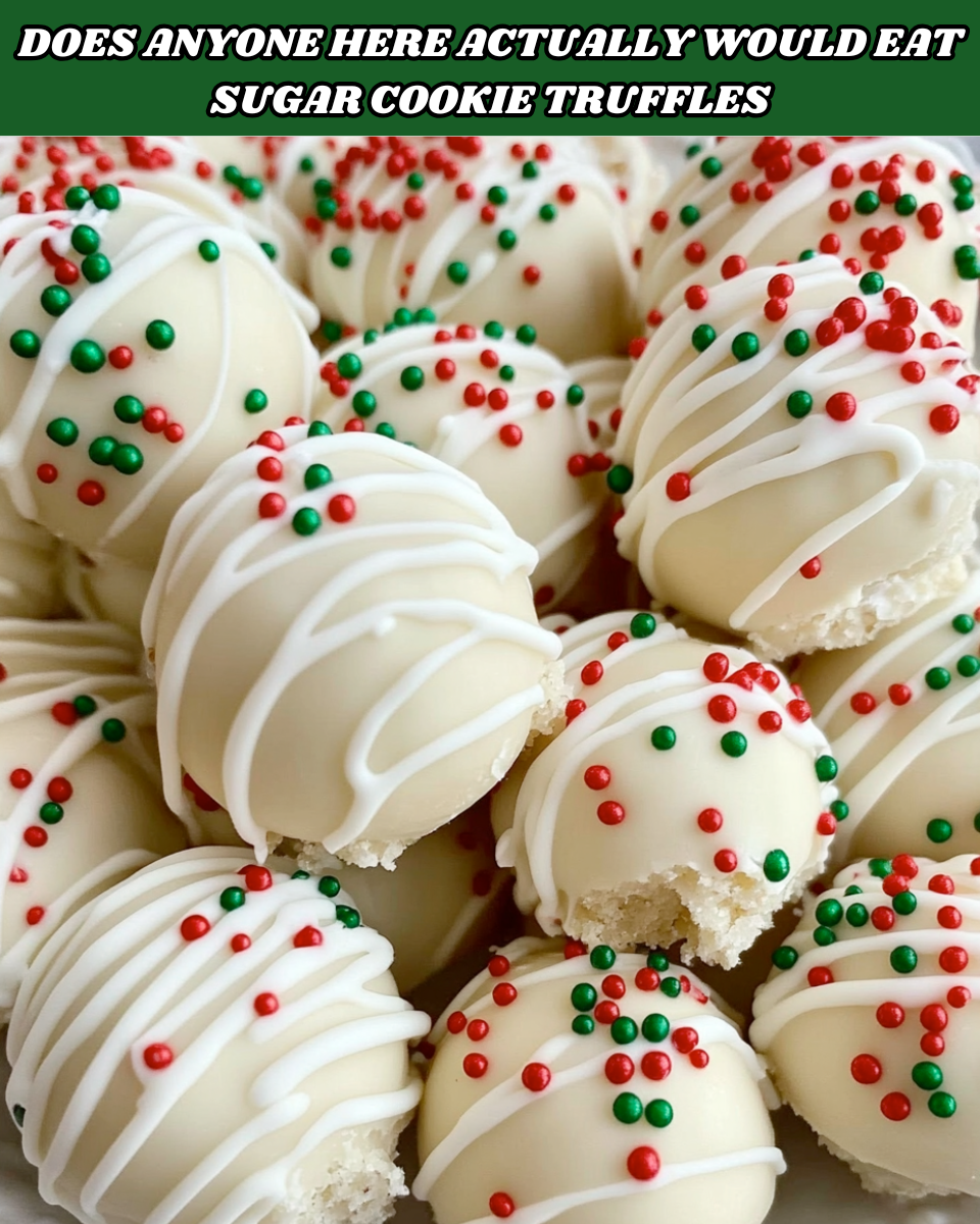 Sugar Cookie Truffles