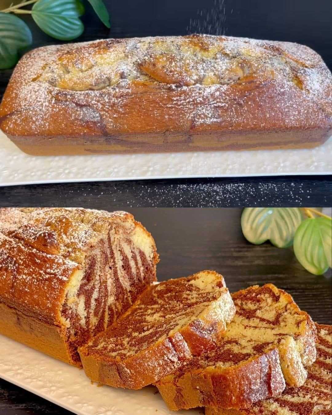 Marble Cake (Plum Cake Style)