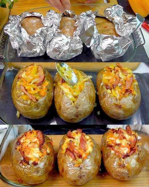 Stuffed potatoes