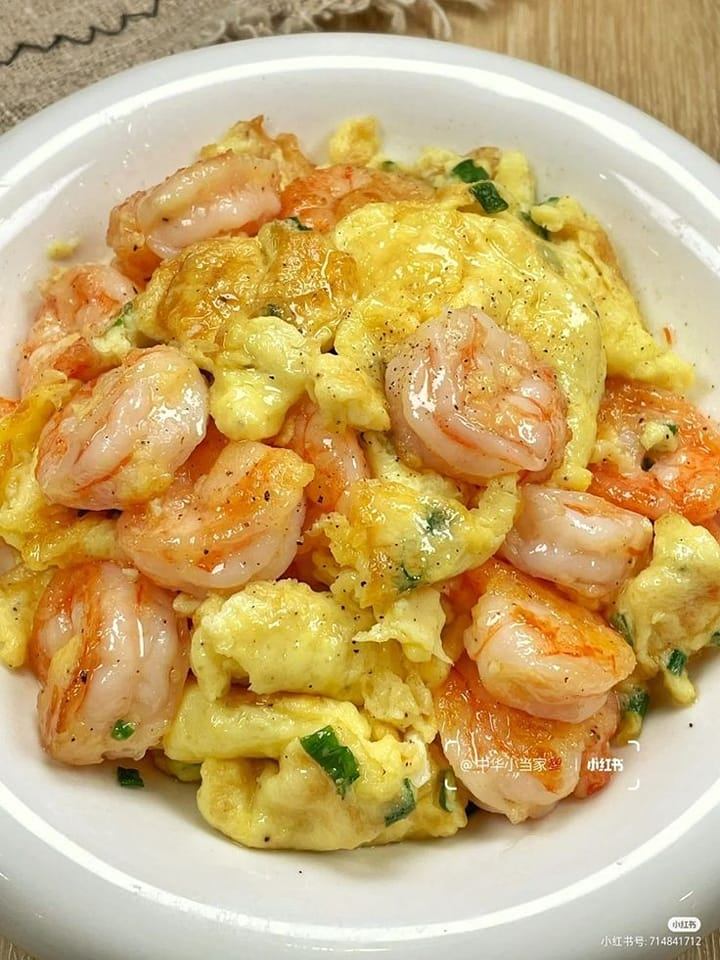 Shrimp and Egg Stir-Fry