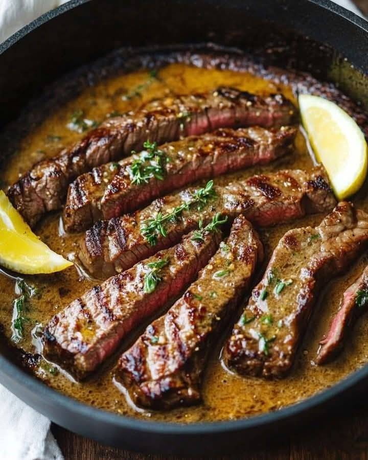 Pan-Seared Steak in Butter Sauce