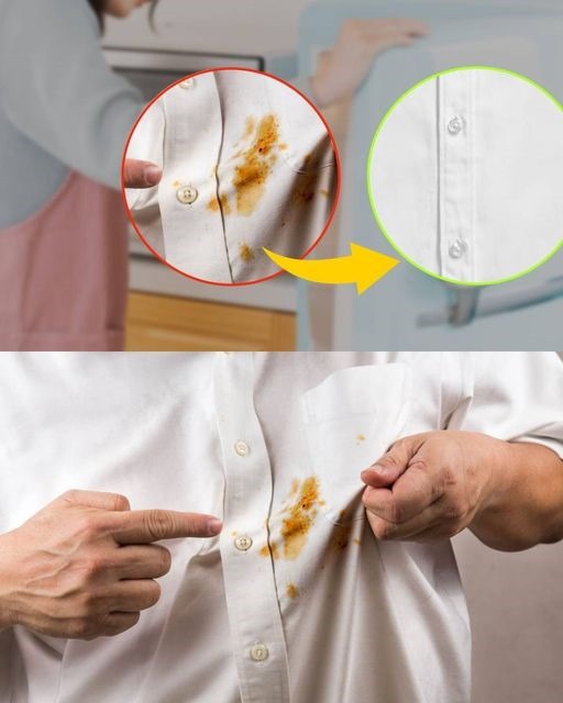 Sauce stains on clothes, grab this ingredient to fix them in a jiffy: it’s in the fridge