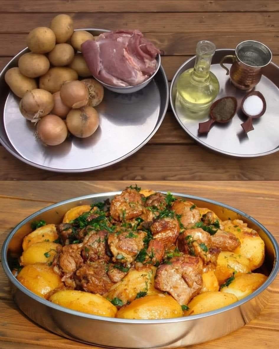 Siberian-Style Potatoes with Meat