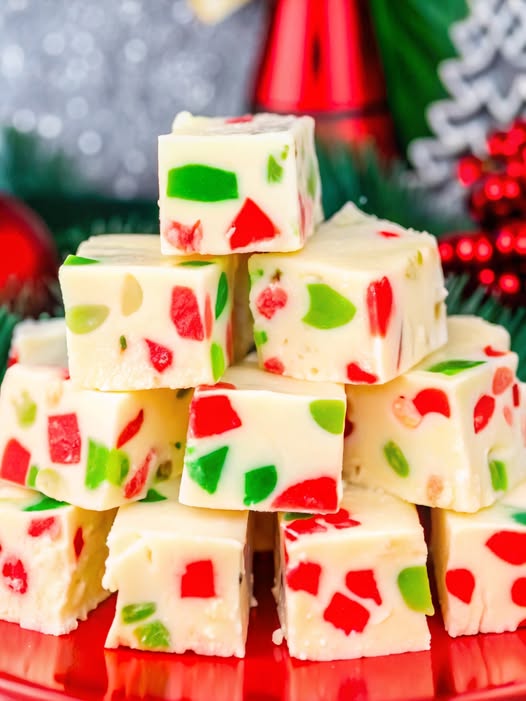 White Christmas Fudge