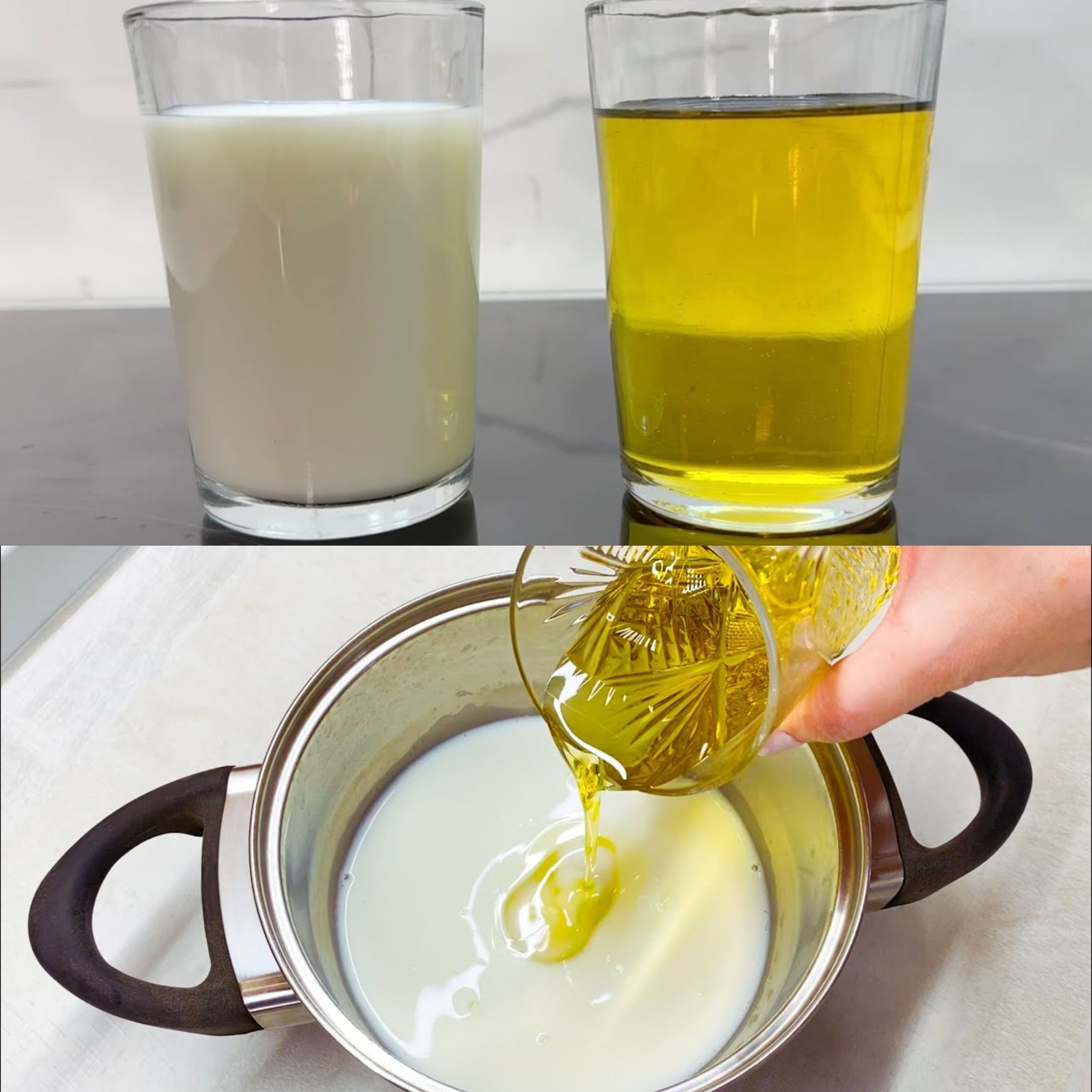 Just Add Olive Oil to 1 Liter of Milk! A Secret Recipe Few People Know About!