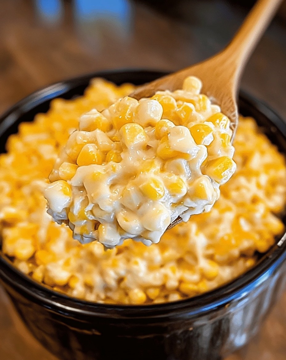 Best Slow Cooker Cheddar Corn Recipe